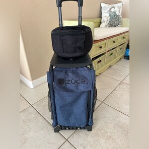 ZUCA sport black frame light up wheels Cobalt insert